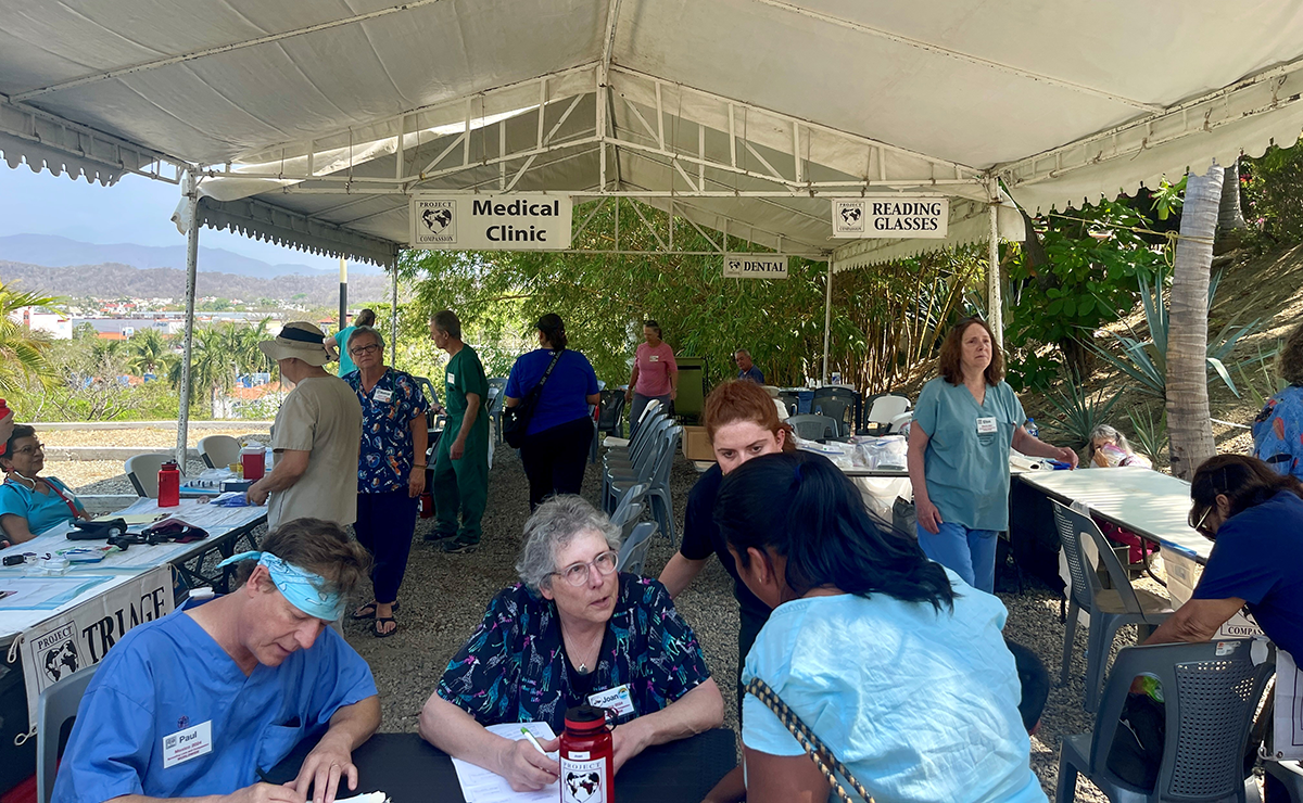 Project Compassion medical clinic in Oaxaca